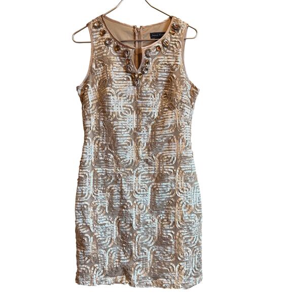 Jessica Howard Dresses & Skirts - Jessica Howard Sleeveless Dress Neckline Embellishment Size 8